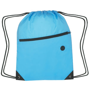 Sports Pack with Zipper HT_3065S - Light Blue