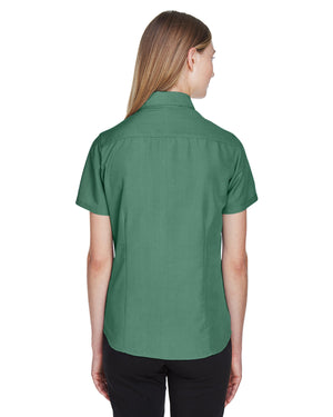 Harriton Ladies' Barbados Textured Camp Shirt