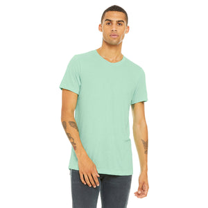 Bella + Canvas Unisex Heather CVC T-Shirt - Heather Mint