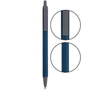 Metallic Dark Blue BIC® Clic Stic® Pen - Metallic Dark Blue With Slate