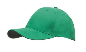 6 Panel Budget Cap - Custom Embroidered - Emerald