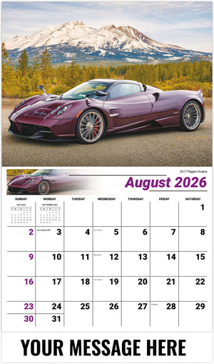 Exotic Cars - 2026 Promotional Calendar