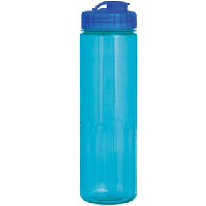 24 oz Prestige Bottle with Flip Top Lid - CM0394 - Translucent Aqua