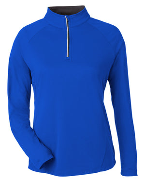 Core365 Ladies' Origin Performance Pique Quarter-Zip