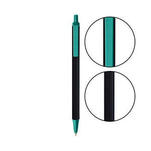 Black BIC® Clic Stic® Pen - Black With Teal