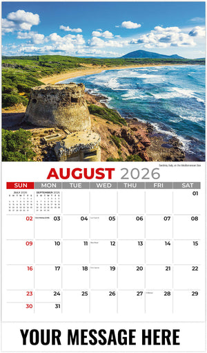 Sun, Sand & Surf - 2026 Promotional Calendar