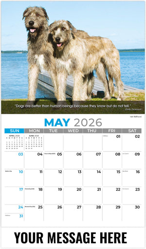 Dogs: Man's Best Friends - 2026 Promotional Calendar