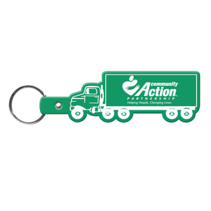 Truck Flexible Key Tag - Green