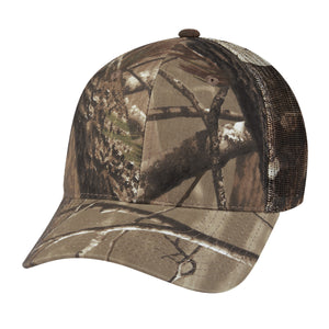 Realtree® And Mossy Oak® Hunter's Retreat Mesh Back Camouflage Cap - Real Tree Edge