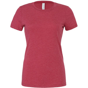 Bella + Canvas Ladies' Slim Fit T-Shirt - Heather Raspbrry