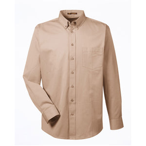 Long Sleeve Twill Shirt with Teflon - Men ACM581 (KHAKI)