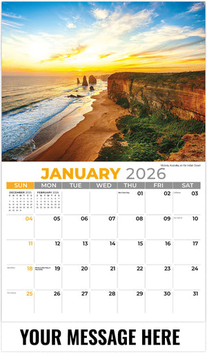 Sun, Sand & Surf - 2026 Promotional Calendar