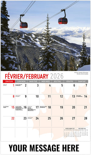 Scenes of Canada (Bilingual) - 2026 Promotional Calendar