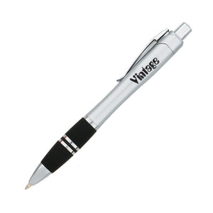 Firebird Plastic Click-Action Promotional Pen CM1034 - Silver