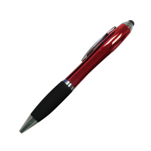 Savoy Plastic Twist Action Pen with PDA Stylus - CM1106 - Red