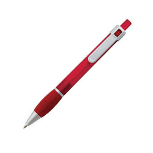 Falcon Plastic Click-Action Ballpoint Promotional Pen - CM1066 - Red