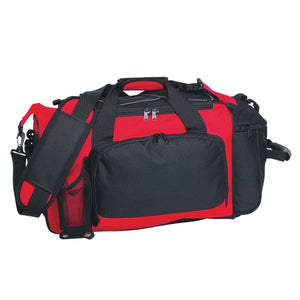 Deluxe Sports Bag (3111) - Red With Black