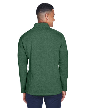 Devon & Jones Men's Bristol Full-Zip Sweater Fleece Jacket