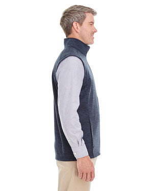 Devon & Jones Men's Newbury Mélange Fleece Vest