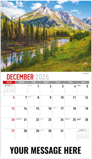 Scenes of Western Canada - 2026 Promotional Calendar