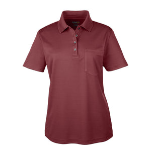 Core365 Origin Performance Pique Polo with Pocket - Women's AC78181P (BURGUNDY)