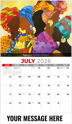 Celebration of African American Art - 2026 Promotional Calendar