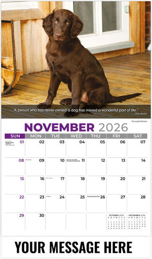 Dogs: Man's Best Friends - 2026 Promotional Calendar