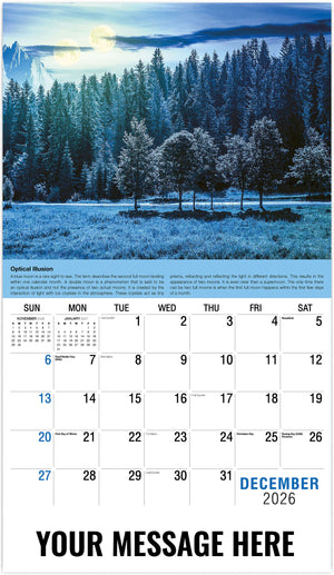 Planet Earth - 2026 Promotional Calendar