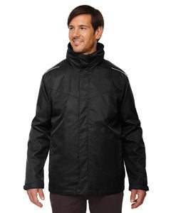 Core365 Region 3-IN-1 Jacket Men's AC88205 (Black)