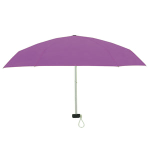 37" Arc Telescopic Folding Travel Umbrella With Eva Case - Purple