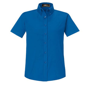 Core365 Origin Short Sleeve Twill Shirt - Women AC78194 (CAMPUS GOLD)