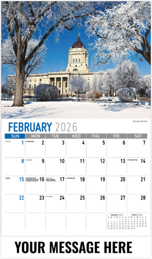 Scenes of Western Canada - 2026 Promotional Calendar