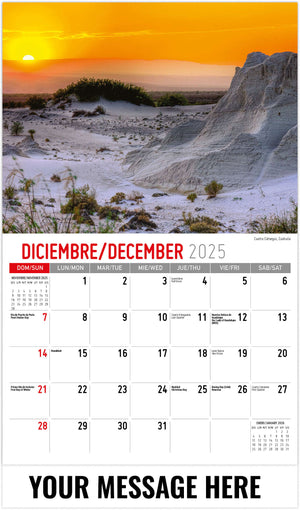 Scenes of Mexico (Bilingual) - 2026 Promotional Calendar