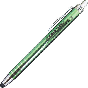 Civic Aluminum Coil Soft Stylus Pen - CM1104 - Green