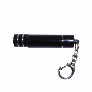 Flashlight with Carabiner - Black