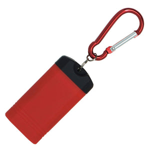 Clik-Light Keytag with Carabiner - CM1024 - Red