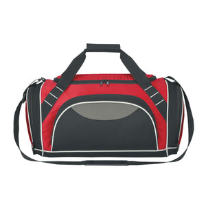 Super Weekender Duffel Bag (Black With Red)