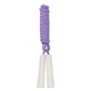 Budget Jump Rope - White With Purple