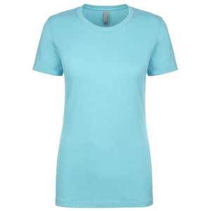 Next Level Ladies' Boyfriend T-Shirt - Tahiti Blue