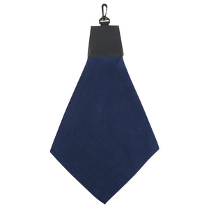 Triangle Fold Golf Towel - Navy Blue