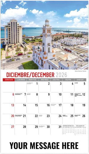 Scenes of Mexico (Bilingual) - 2026 Promotional Calendar