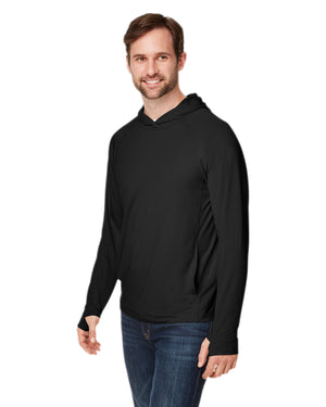 North End Unisex JAQ Stretch Performance Hooded T-Shirt