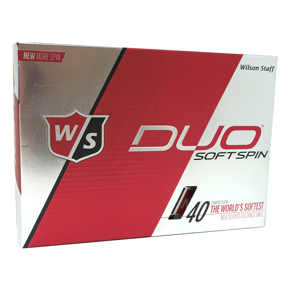 W/S Duo Soft Spin Golf Balls in Red Box (12 Pack)