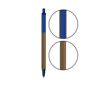 Metallic Sand BIC® Clic Stic® Pen - Metallic Sand With Navy