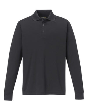 Core365 Men's Tall Pinnacle Performance Long-Sleeve Piqué Polo