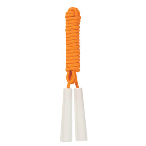 Budget Jump Rope - White With Orange