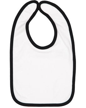 Rabbit Skins Infant Contrast Trim Bib