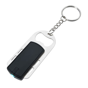 Bottle Opener Key Light - Black