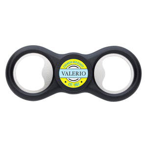 Fun Spinner Bottle Opener - Black