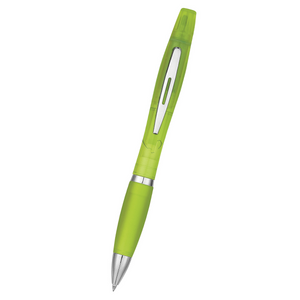 Twin-Write Pen With Highlighter (Translucent Green)